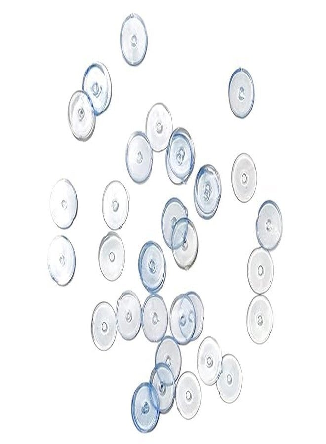 FROWWY Flat Clear Bluish Silicone Ear Back Stoppers/Push Buttons/Findings Stud Earring Plugs for Gold and Silver Earrings (100) - Image 4